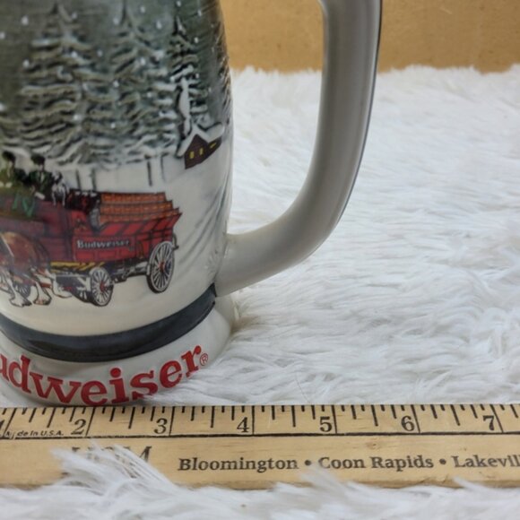Budweiser 50th Anniversary Clydesdales Beer Stein Vintage - Picture 7 of 8